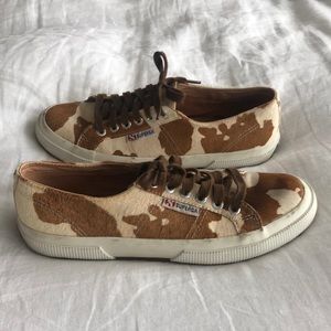 Cowhide Superga sneakers. Size 8